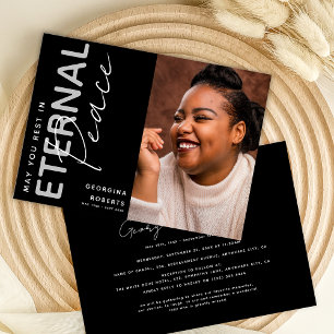 Eeuwige Vrede begrafenis of herdenkingsdienst Kaart