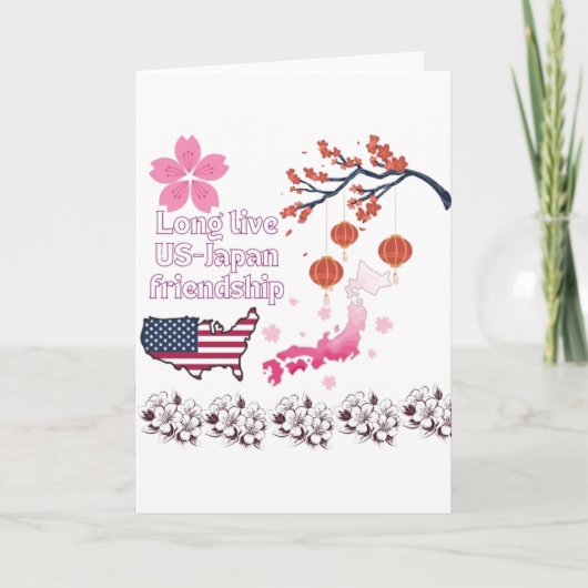 Eeuwige vriendschap wit kaart (Voorkant)