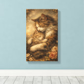 Eeuwige Warmte Canvas Afdruk (Insitu (Houten vloer))