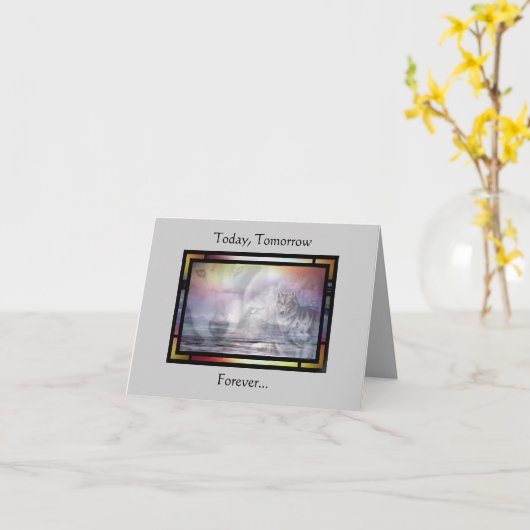 Eeuwige Wolven Kaart (Gele Bloem)