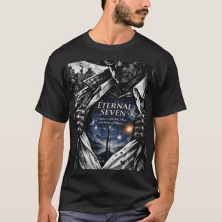 Eeuwige Zeven Kosmische Zwaard Fantasy Kunst T-Shi T-shirt
