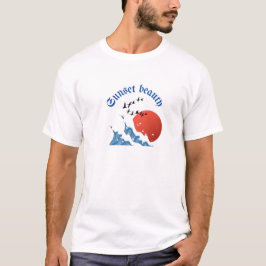 Eeuwige Zonsondergang Bliss T-shirt 