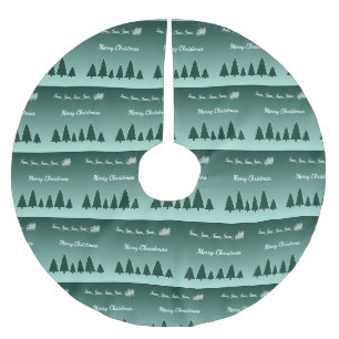 Eeuwiggroene slee kerst rok gloed kerstboom rok