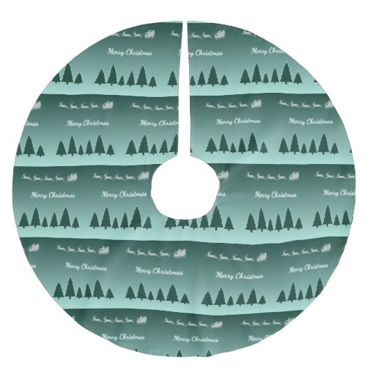 Eeuwiggroene slee kerst rok gloed kerstboom rok (Voorkant)