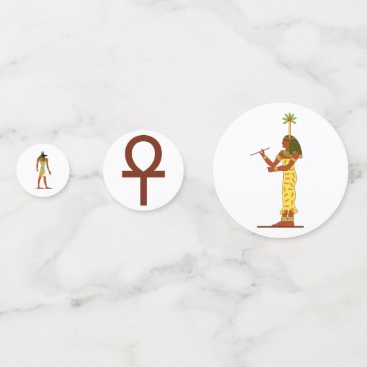 Eeuwigheden van het oude Egypte Confetti (Achterkanten)