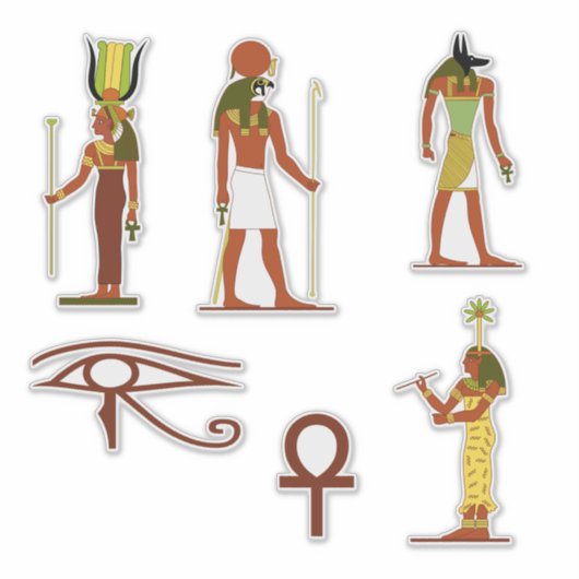 Eeuwigheden van het oude Egypte Sticker (Voorkant)