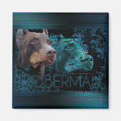 Eeuwigheid - Doberman Magneet (Voorkant)