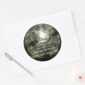 Eeuwigheid! Ronde Sticker (Envelop)
