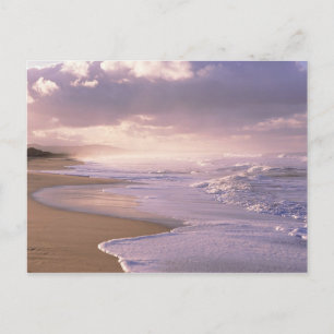 Eeuwigheid, Schilderachtig strand zonsondergang Briefkaart