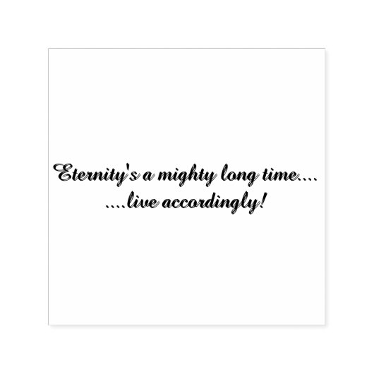 Eeuwigheid Zelfinktende Stempel (Design)