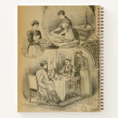 -eeuws kookboekrecepten notitieboek (Achterkant)