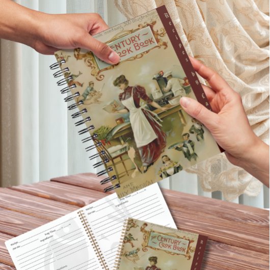 -eeuws kookboekrecepten notitieboek