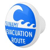 Eevacuatieroutewegteken Keramische Knop (Rechts)