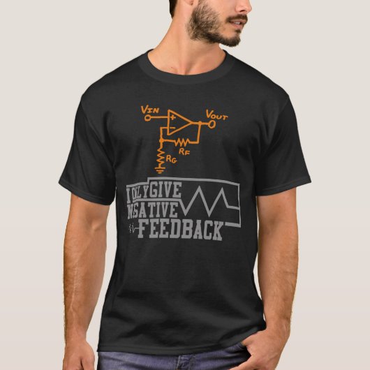 EEVblog Negatieve feedback TShirt (Voorkant)