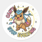 Eevee Evolutie Sticker | Pokemon Evolutie Pakket V (Voorkant)
