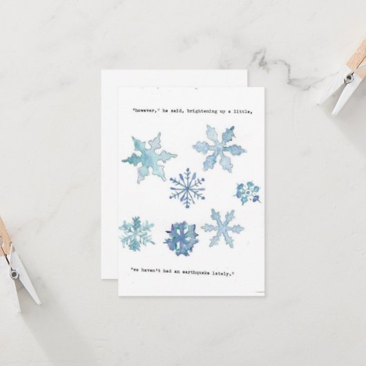 Eeyore-offerte Kaart (Voorkant / Achterkant in situ)