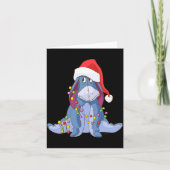 Eeyore Santa Claus  Kaart (Voorkant)