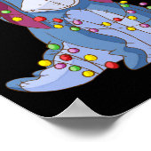 Eeyore Santa Claus  Poster (Hoek)