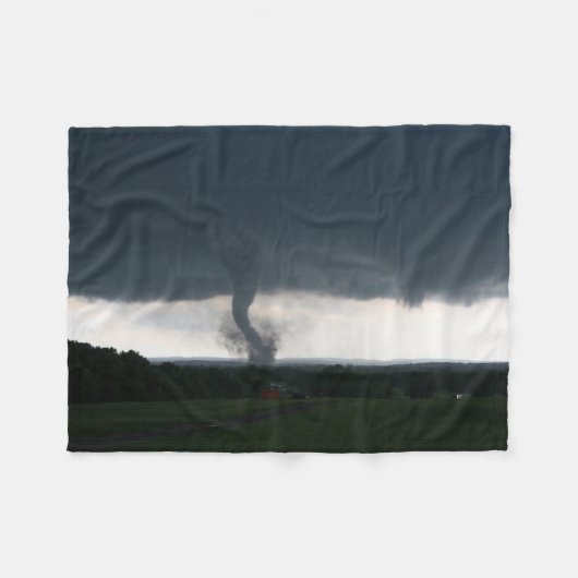 EF4 Katie, OK Tornado Fleece Blanket Deken (Voorkant (Horizontaal))