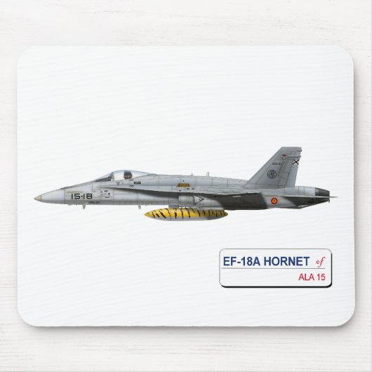 EF-18A HORNET SPAANSE LUCHTKRACHT MUISMAT (Voorkant)