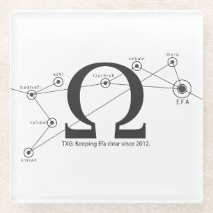 Efa wissen Onderzetter behouden Glazen Onderzetter