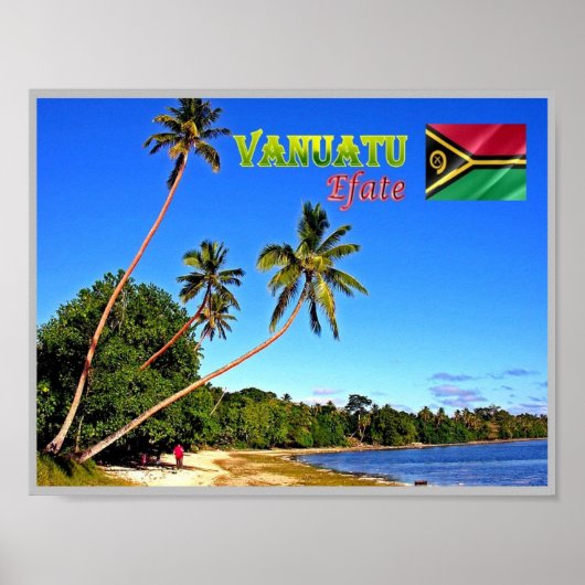 Efaat - Erakor Beach - Vanuatu - Poster (Voorkant)