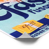 EFASIT Fusspflege Foot Cream Lotion Pedication Ad Poster (Hoek)