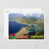 EFate - Erakor Island - Aerial Uitzicht - Vanuatu  Briefkaart (Voorkant / Achterkant)