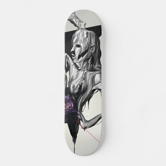 Efemeer #01 skateboard dek (Voorkant)