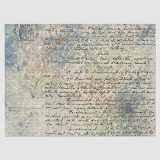 Efemeer Bedrukt Papier Serie Design 4 (Voorkant)