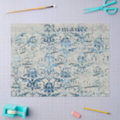Efemeer Blauw Papier Serie Ontwerp 1 (Craft)