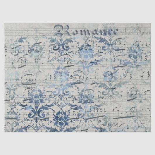 Efemeer Blauw Papier Serie Ontwerp 1 (Voorkant)