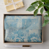 Efemeer Blauw Papier Serie Ontwerp 13 (Geschenk)