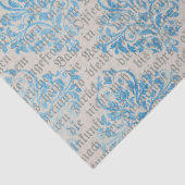 Efemeer Blauw Papier Serie Ontwerp 6 (Detail)
