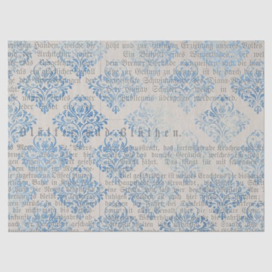 Efemeer Blauw Papier Serie Ontwerp 6 (Voorkant)