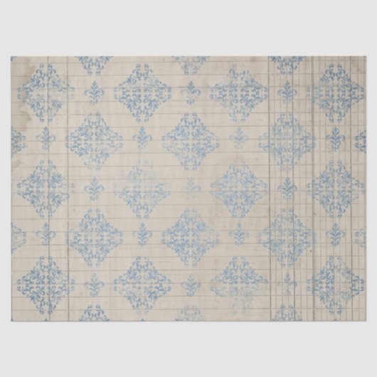 Efemeer Blauw Papier Serie Ontwerp 8 (Voorkant)