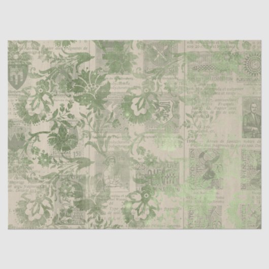 Efemeer groene papier serie ontwerp 23 (Voorkant)