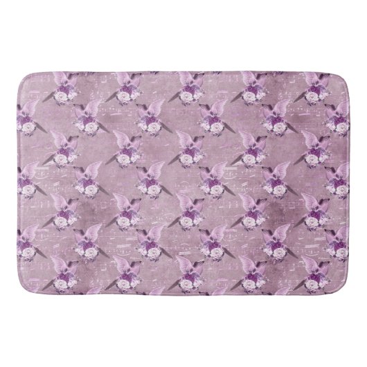 Efemeer Lavendel Papier Serie Design 10 Badmat (Voorkant)