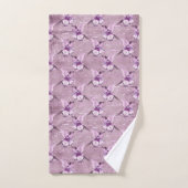 Efemeer Lavendel Papier Serie Ontwerp 10 Bad Handdoek (Handdoek)