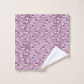 Efemeer Lavendel Papier Serie Ontwerp 10 Bad Handdoek (Wasdoekje)