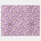 Efemeer Lavendel Papier Serie Ontwerp 10 Fleece Deken (Voorkant (Horizontaal))