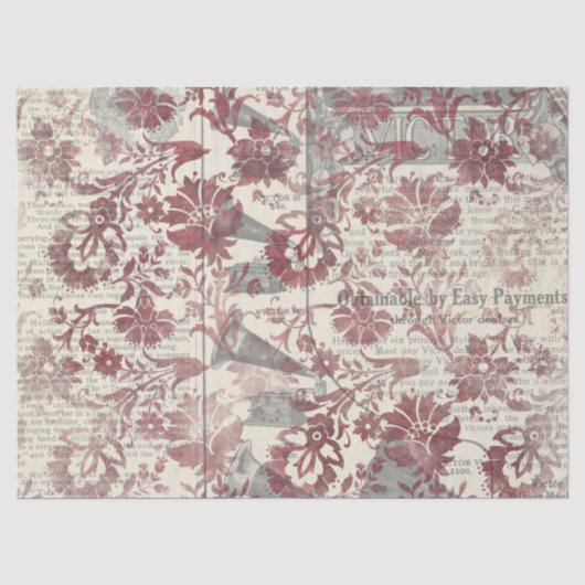 Efemeer Rood Papier Serie Design 10 (Voorkant)
