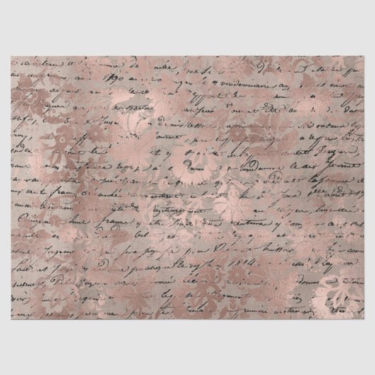 Efemeer Roze Goud Papier Serie Ontwerp 11 (Voorkant)