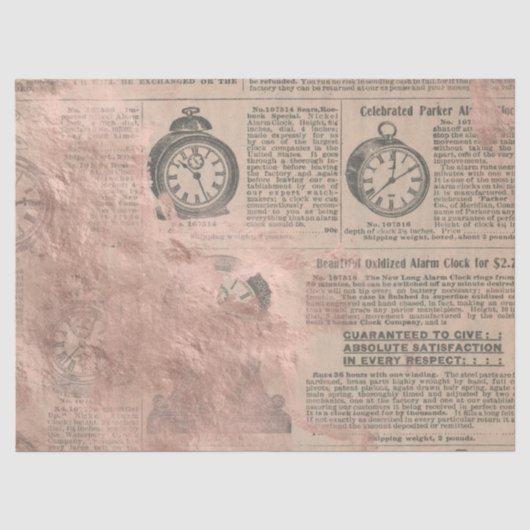 Efemeer Roze Goud Papier Serie Ontwerp 14 (Voorkant)