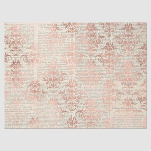 Efemeer Roze Goud Papier Serie Ontwerp 7 (Voorkant)