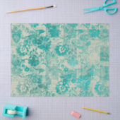 Efemeer Turquoise Papier Serie Design 10 (Craft)