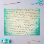 Efemeer Turquoise Papier Serie Design 18 (Craft)