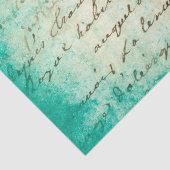 Efemeer Turquoise Papier Serie Design 18 (Detail)