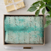 Efemeer Turquoise Papier Serie Design 18 (Geschenk)