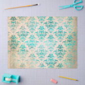 Efemeer Turquoise Papier Serie Design 3 (Craft)